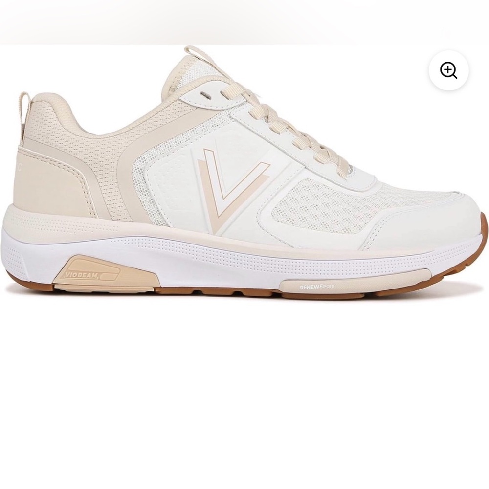 VIONIC WALK STRIDER SNEAKERS IN CREAM WHITE 9 - Picture 5 of 10